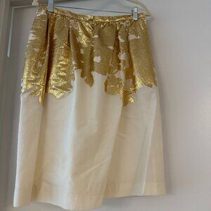 Dries Van Noten Vintage Cotton Silk Skirt Size 2